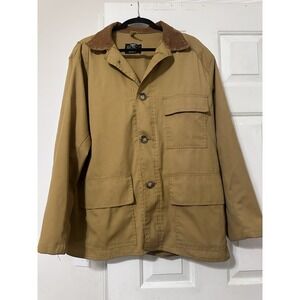 Vintage Upland Hunting Coat 60s Mens Lg Brown Limited Corduroy Collar Outdoors